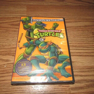 “TEENAGE MUTANT NINJA TURTLES” Volume Two/13 Episodes Original Series SEALED DVD